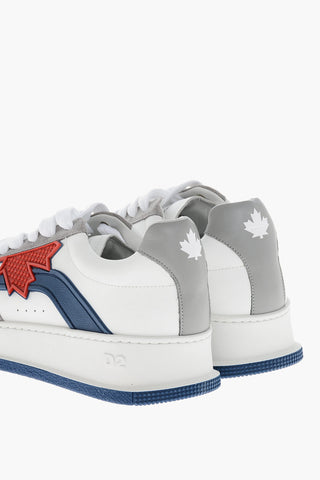 Leather CANADIAN Low-Top Sneakers with Contrasting Details