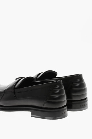 Mocassini in Pelle a Tinta Unita