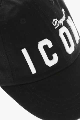 ICON Cappello in Gabardina di Cotone con Monogram in Rilievo