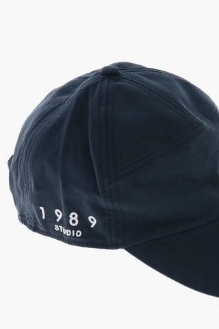 Cappello Baseball in Tinta Unita con Logo Ricamato