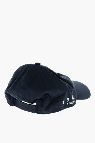 Cappello Baseball in Tinta Unita con Logo Ricamato