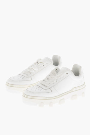 ICON Leather Low Sneakers BASKET with Logo-Emblazoned Sole
