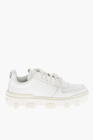 ICON Leather Low Sneakers BASKET with Logo-Emblazoned Sole
