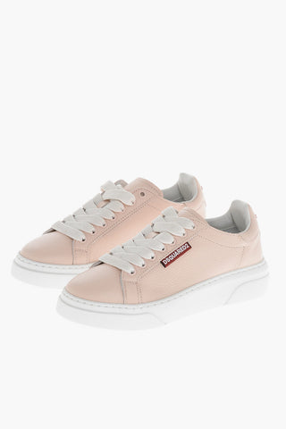 Hammered Leather Low Sneakers BUMPER
