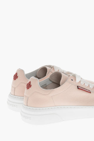 Hammered Leather Low Sneakers BUMPER