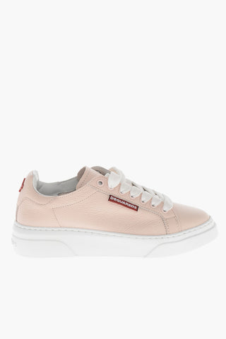 Hammered Leather Low Sneakers BUMPER