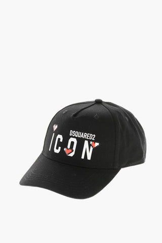 ICON 면 개버딘 베이스볼캡 엠보스드 디테일