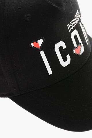 ICON 면 개버딘 베이스볼캡 엠보스드 디테일