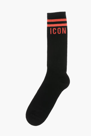 ICON Long Socks with Contrasting Monogram