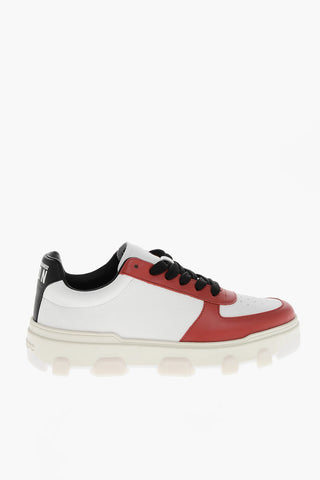 ICON Leather Low-Top Sneakers BASKET With Logo-Stamped Sole And Contrast Details