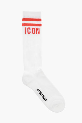 ICON Long Socks with Contrasting Monogram