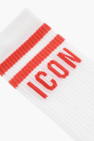 ICON Long Socks with Contrasting Monogram