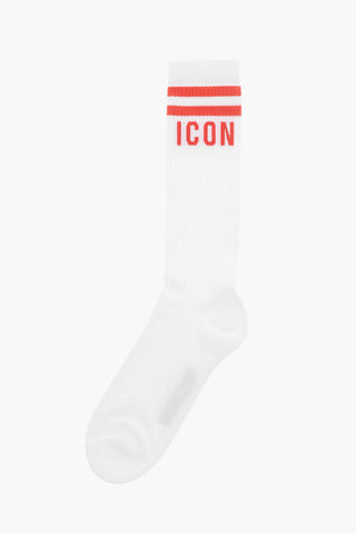 ICON Long Socks with Contrasting Monogram