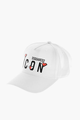 ICON 면 가바딘 베이스볼 캡 엠보싱 디테일