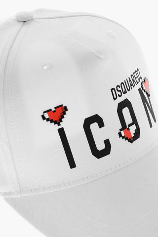 ICON 면 가바딘 베이스볼 캡 엠보싱 디테일