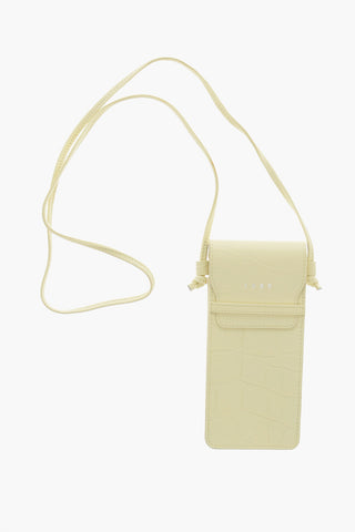 Portacellulare in Pelle Effetto Coccodrillo