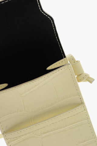 Portacellulare in Pelle Effetto Coccodrillo