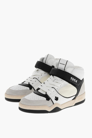 Hohe Sneaker SPIKER aus Leder mit Kontrastdetails