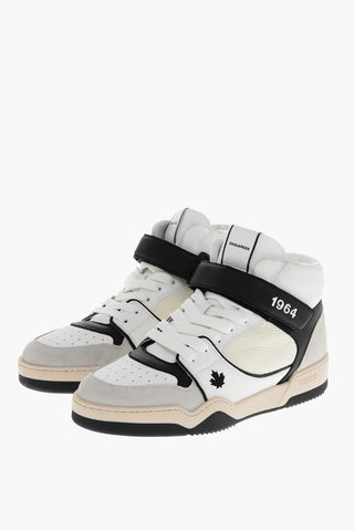 Hohe Sneaker SPIKER aus Leder mit Kontrastdetails