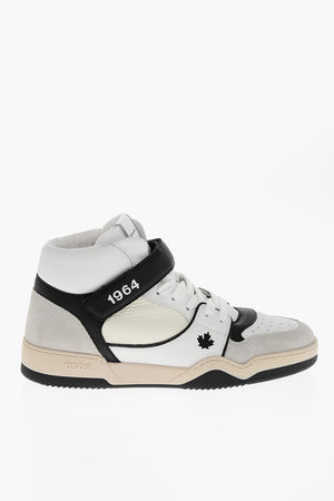 Hohe Sneaker SPIKER aus Leder mit Kontrastdetails