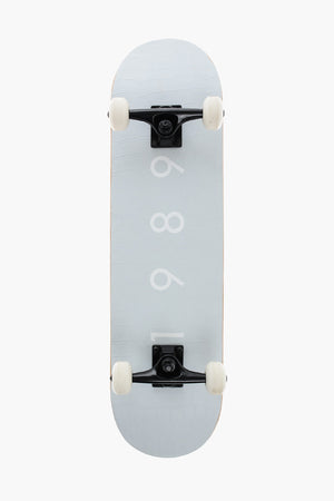 Skateboard with Multilayer Wood Deck and Crocodile-Effect Leather Design