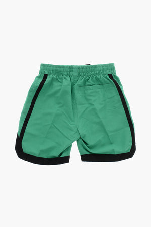 Costme da Bagno Boxer 7 VOLLEY a Tinta Unita con Bande Laterali a Contrasto