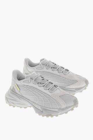 PLEASURES Low Spirex Fabric and Rubber Sneakers