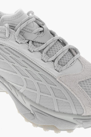 PLEASURES Low Spirex Fabric and Rubber Sneakers
