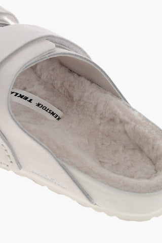 TEKLA 스웨이드 샌들 퍼 안감