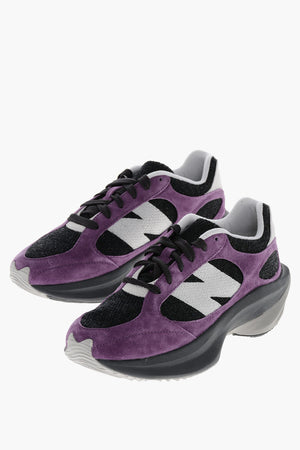 Two-Tone Suede Low Sneakers