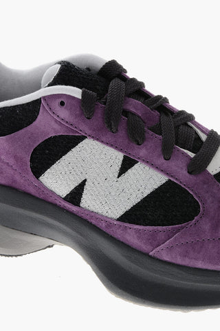 투톤 스웨이드 로우 스니커즈