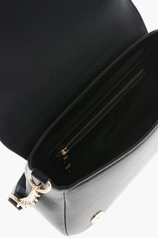 LOVE Schultertasche aus Veganleder mit geprägtem Logo