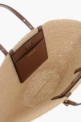 MICHAEL Borsa Tote in Rafia 