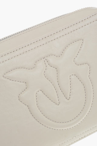 Borsa Camera in Pelle con Logo Tono Su Tono