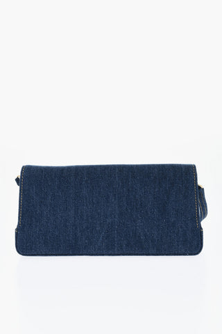 Denim Shoulder Bag NODO with Chain Strap