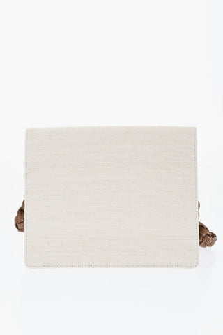 Borsa a Tracolla TRECCIA in Canvas con Tracolla in Pelle