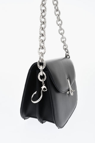 Borsa CACCIATORA in Pelle con Tracolla Chain