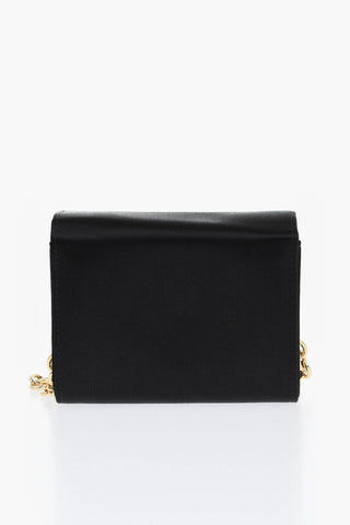 Mini Bag QUEEN MICRO aus Satin mit Kettenriemen
