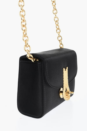 Satin Mini Bag QUEEN MICRO with Chain Strap