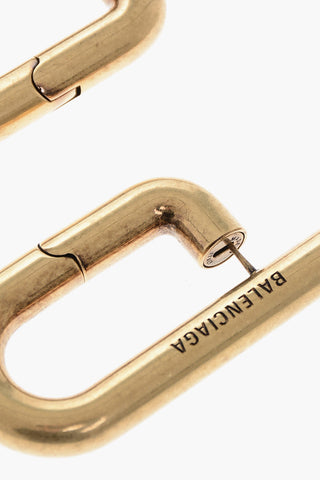Antique Gold-Tone Metal Earrings
