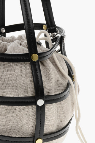 Leather Bag ELLIE with Cut-Out Details and Gold-Tone Hardware