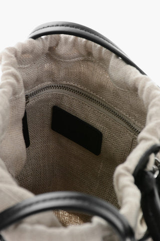 Leather Bag ELLIE with Cut-Out Details and Gold-Tone Hardware