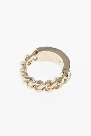 Anello In Effetto Dorato Intrecciato