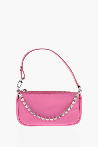 Mini-Tasche RACHEL Aus Satin Mit Schmuckkette