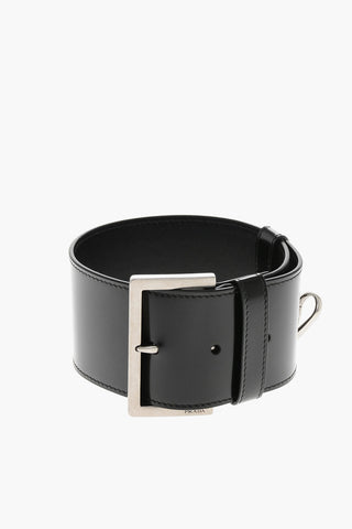 Belt-Shaped Leather Keychain