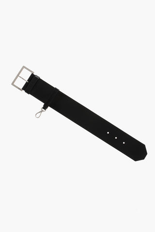 Belt-Shaped Leather Keychain