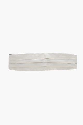 Pleated Silk Cummerbund