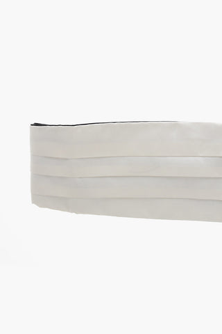 Pleated Silk Cummerbund