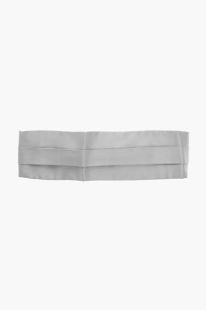 Pleated Silk Cummerbund
