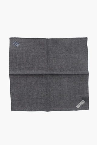 Solid Color Wool Pocket Square